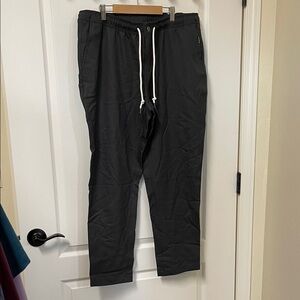 Women ‘s Classic Charcoal Gray Joggers with Drawstring